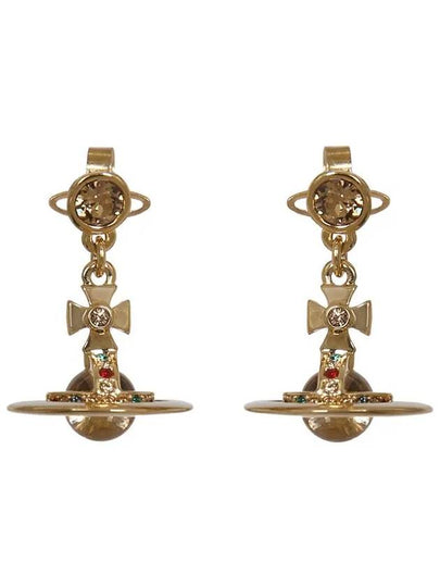 New Petite ORB Earrings Gold - VIVIENNE WESTWOOD - BALAAN 2