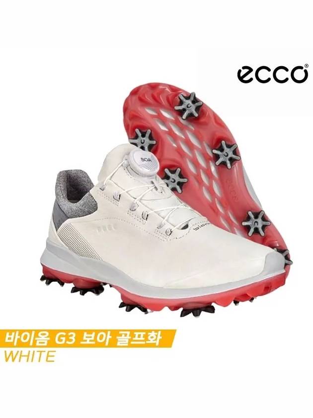 Biome G3 Boa Golf Shoes 102413 01007 White Women’s - ECCO - BALAAN 2