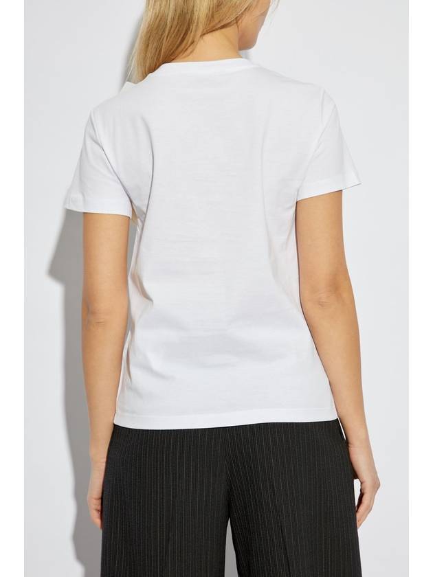 Max Mara T-shirt Papaia, Women's, White - MAX MARA - BALAAN 4