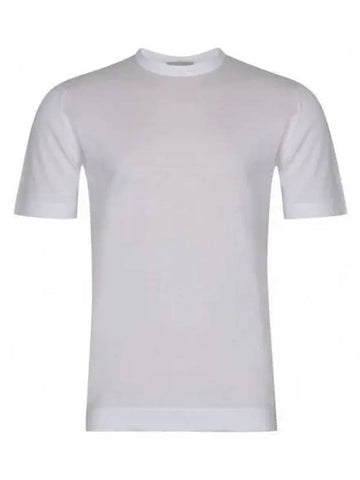 Roca knit t shirt white - JOHN SMEDLEY - BALAAN 1