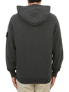 Compass Badge Cotton Hoodie Dark Grey - STONE ISLAND - BALAAN 4