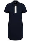 Women's Dennis Short Dress Navy - J.LINDEBERG - BALAAN 1