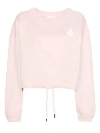 Margo Logo Crop Sweatshirt Rose - ISABEL MARANT - BALAAN 2