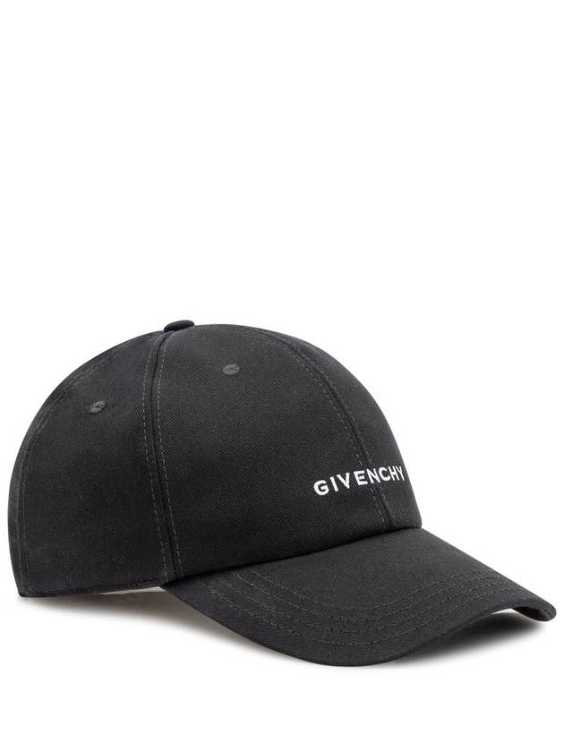 4G Logo Twill Ball Cap Black - GIVENCHY - BALAAN 3