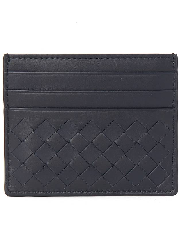 Intrecciato Classic Card Wallet Navy - BOTTEGA VENETA - BALAAN 3