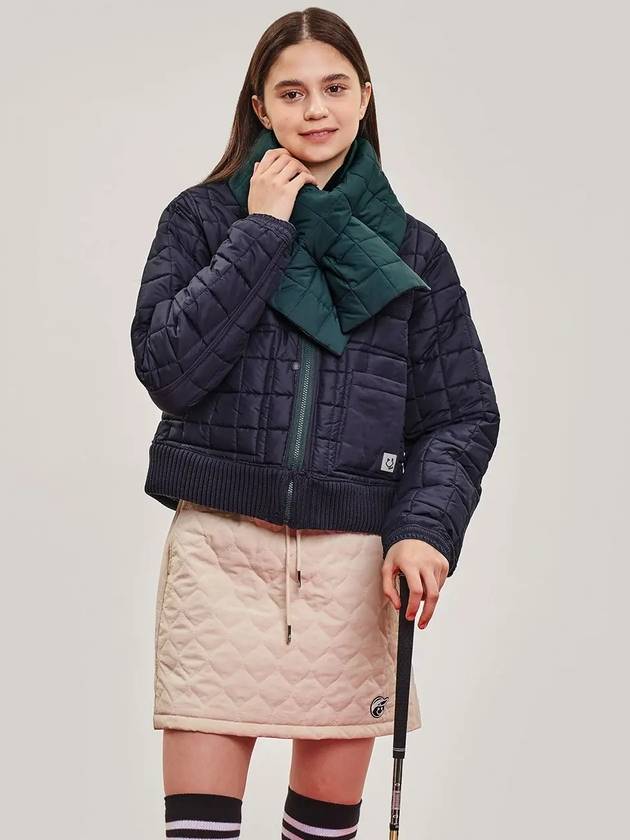 Reversible Quilted Jumper Muffler Set MP4SM100 - P_LABEL - BALAAN 5