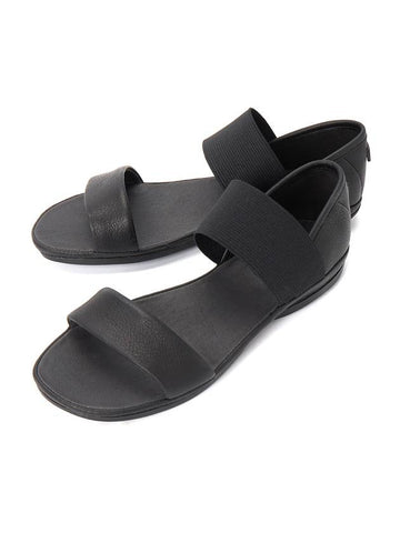 Right Leather Sandals Black - CAMPER - BALAAN 1