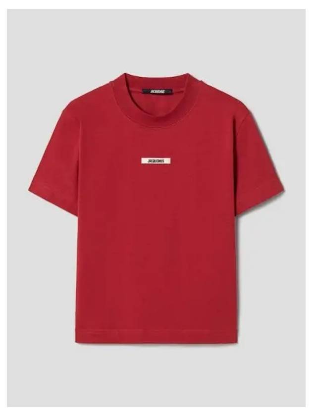 Women s Le Shirt Blouse Southern Gros Grain Dark Red Domestic Product GM0024082835690 - JACQUEMUS - BALAAN 1