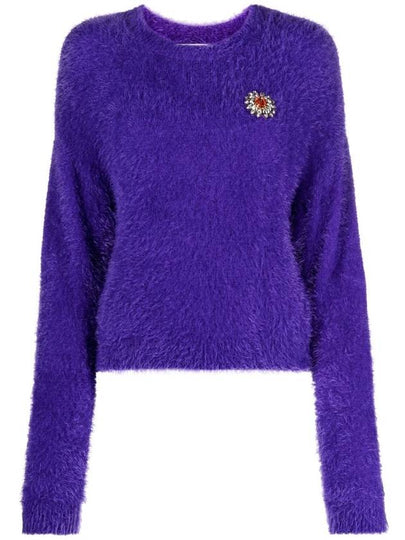 Sweater J0919 5405 0269 Purple - MOSCHINO - BALAAN 2