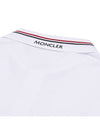 Logo Patch Polo Shirt White - MONCLER - BALAAN 7