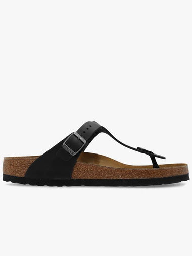 Birkenstock ‘Gizeh BS’ Slides, Women's, Black - BIRKENSTOCK - BALAAN 1