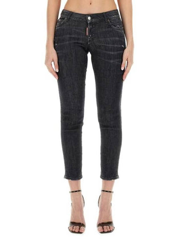 Clean Wash Jennifer Jeans Black - DSQUARED2 - BALAAN 1