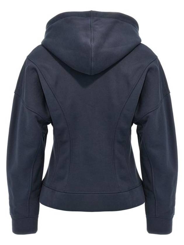 Fleece hooded zip up Sky Captain - GANNI - BALAAN 3