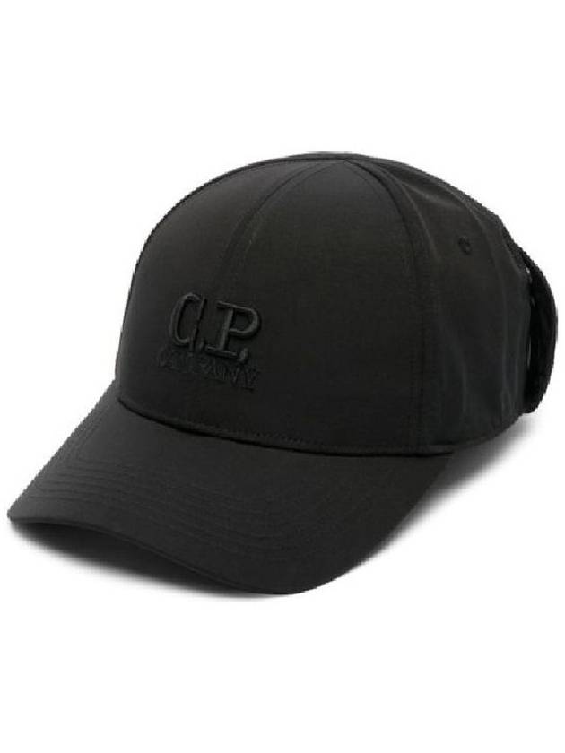 Chrome R Goggles Ball Cap Black - CP COMPANY - BALAAN 2