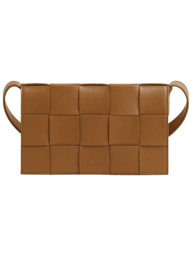 Intrecciato Cassette Cross Bag Wood - BOTTEGA VENETA - BALAAN 1