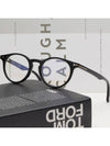 Blue light blocking glasses frame TF5557B 001 horn rim round black - TOM FORD - BALAAN 2