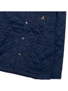 Kenning Quilting  Logo Patch Jacket Navy - BARBOUR - BALAAN 8