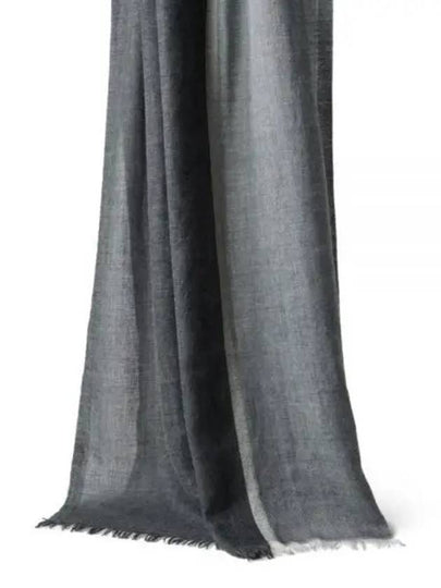 Cashmere Silk Muffler Grey - BRUNELLO CUCINELLI - BALAAN 2