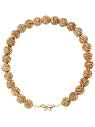 Pattino Ball Necklace Gold - MAX MARA - BALAAN 1