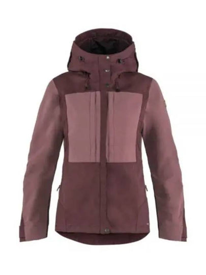 Women's Keb Hooded Jacket Purple - FJALL RAVEN - BALAAN 2