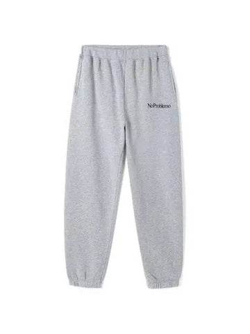 U MINI PROBLEMO SWEATPANT GRAY MARL - ARIES - BALAAN 1