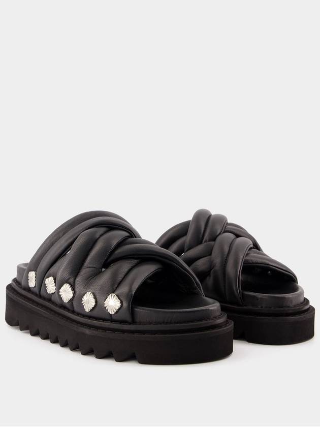 Aj1345 Sandals - Toga Pulla - Leather - Black - TOGA PULLA - BALAAN 2