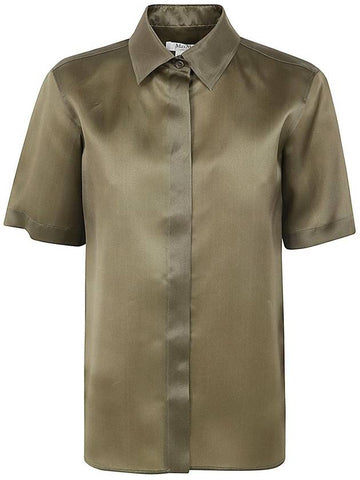 Max Mara Acanto123 Short Sleeve Organdy Shirt Clothing - MAX MARA - BALAAN 1