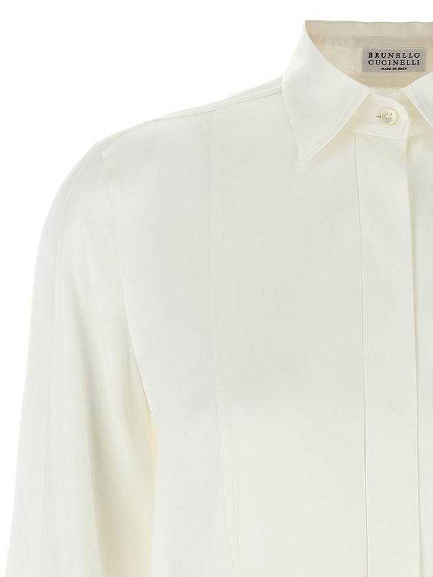 Brunello Cucinelli 'Monile' Silk Shirt - BRUNELLO CUCINELLI - BALAAN 4