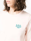 Skye Logo Sweatshirt Light Pink - A.P.C. - BALAAN 5