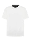 Double Layer Cotton Short Sleeve T-Shirt White - BOTTEGA VENETA - BALAAN 2