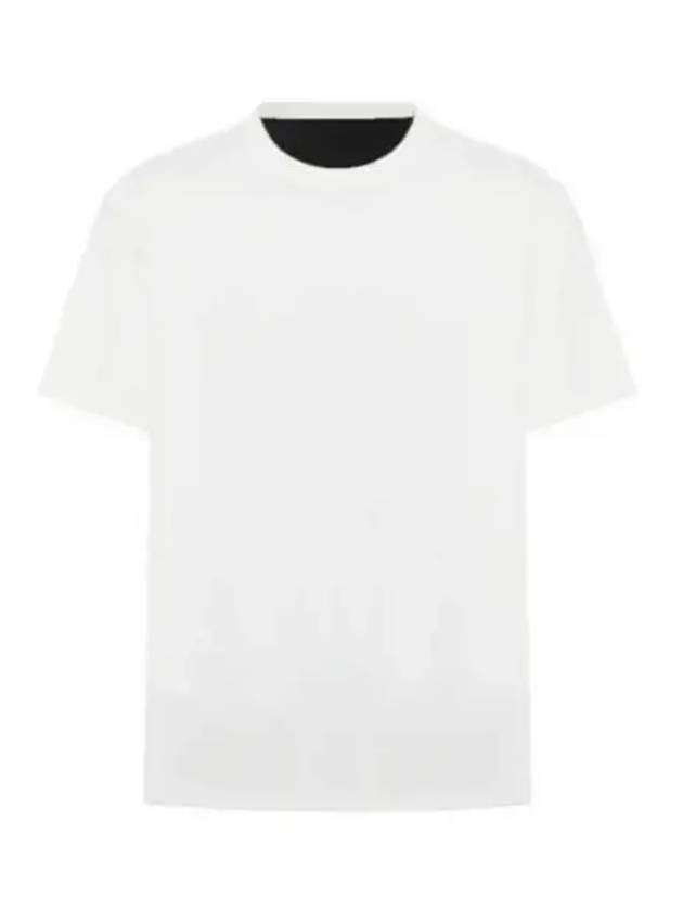 Double Layer Cotton Short Sleeve T-Shirt White - BOTTEGA VENETA - BALAAN 2