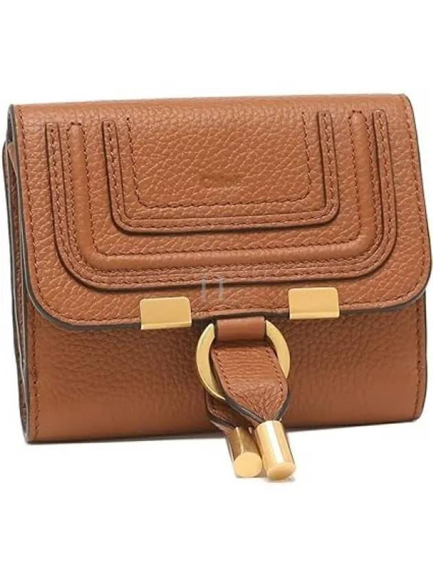 Marcie Square Flap Half Wallet Brown - CHLOE - BALAAN 2