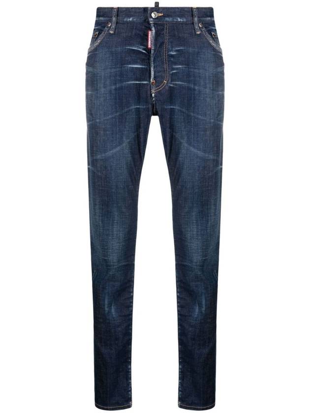 Men's Washed Maple Cool Guy Skinny Jeans Blue - DSQUARED2 - BALAAN 2