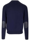 Crew Neck Cashmere Knit Top Navy - BOTTEGA VENETA - BALAAN 3