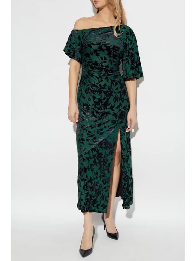 Diane Von Furstenberg Dress Eleora, Women's, Green - DIANE VON FURSTENBERG - BALAAN 3