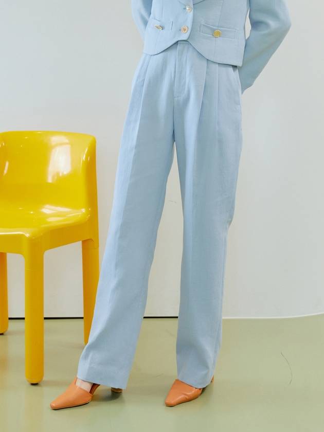 Main Dishes Straight Pants Blue - LE FORONG - BALAAN 2