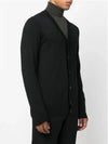 Samuel V-Neck Wool Cardigan Black - A.P.C. - BALAAN 4