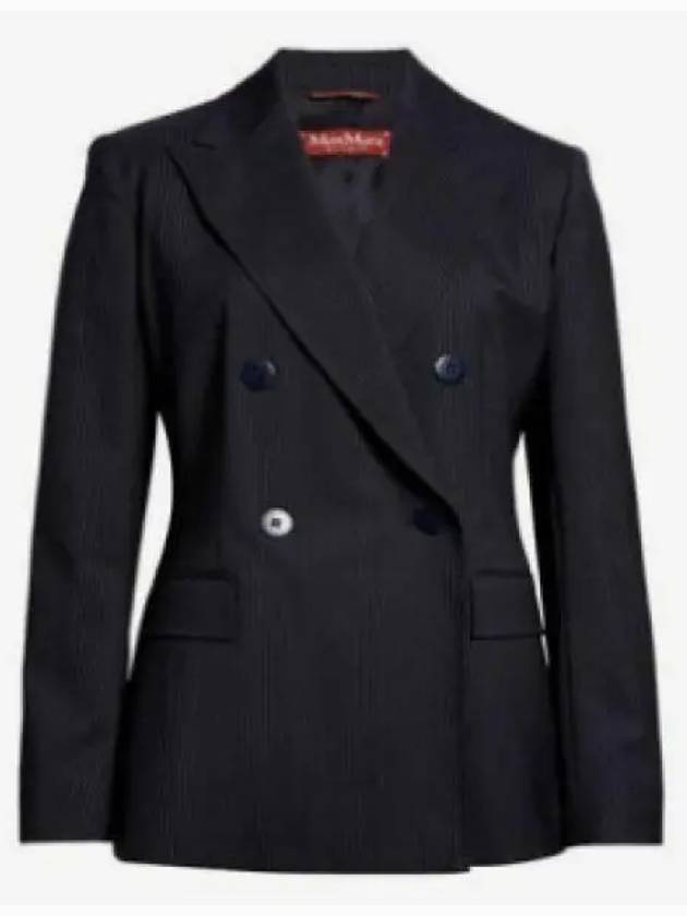 Sella Striped Blazer Jacket Navy - MAX MARA - BALAAN 2