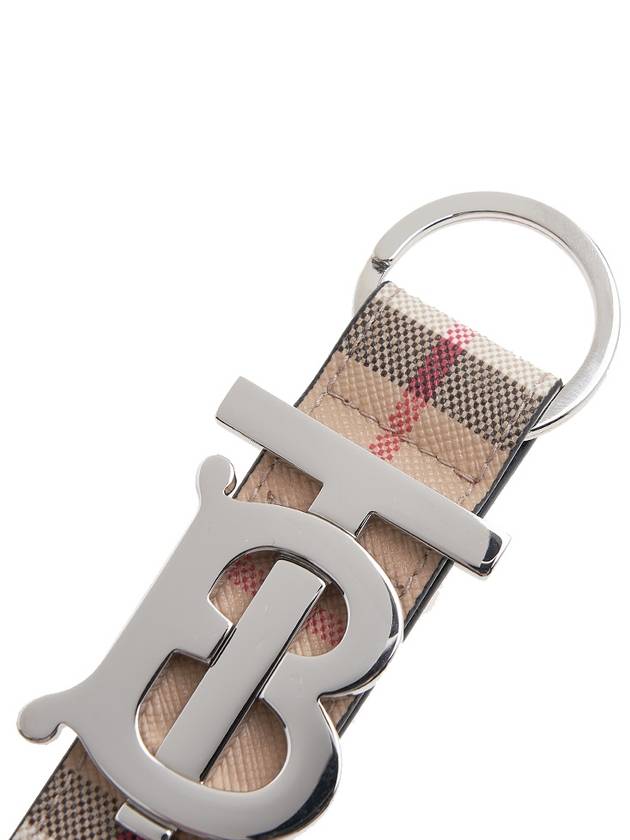 Monogram Motif Vintage Check Key Holder Beige - BURBERRY - BALAAN 5