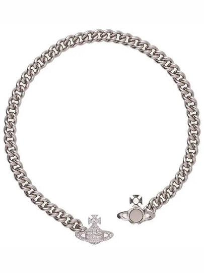 Women's Graziela Small Choker Necklace Platinum - VIVIENNE WESTWOOD - BALAAN 2