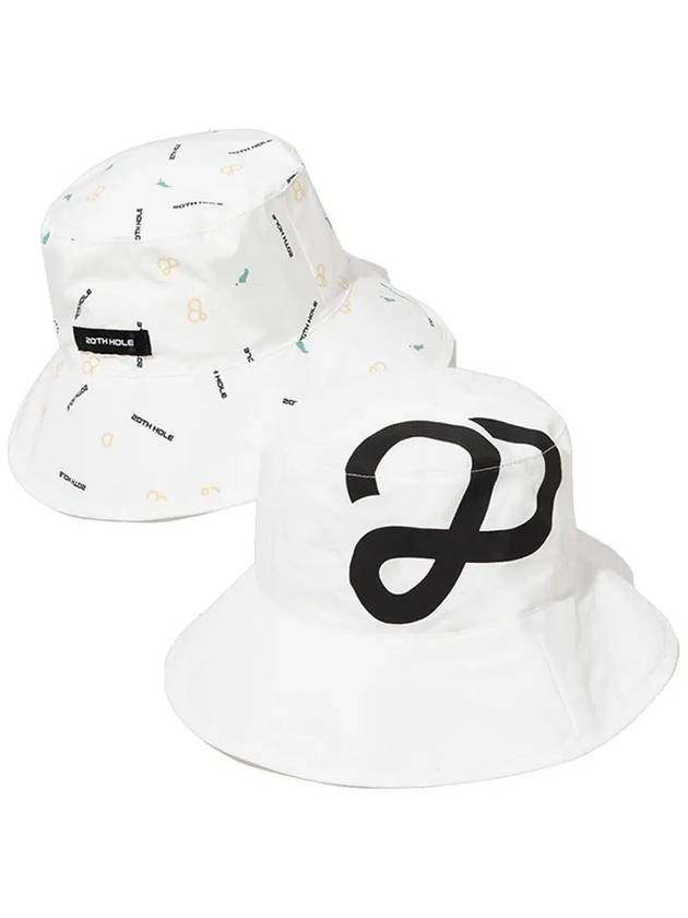 20 Symbol Logo Reversible Bucket Hat WHITE - 20THHOLE - BALAAN 1