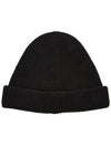 Logo Wool Beanie Black - VETEMENTS - BALAAN 3