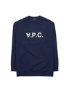 Eliot Logo Sweatshirt Navy - A.P.C. - BALAAN 2