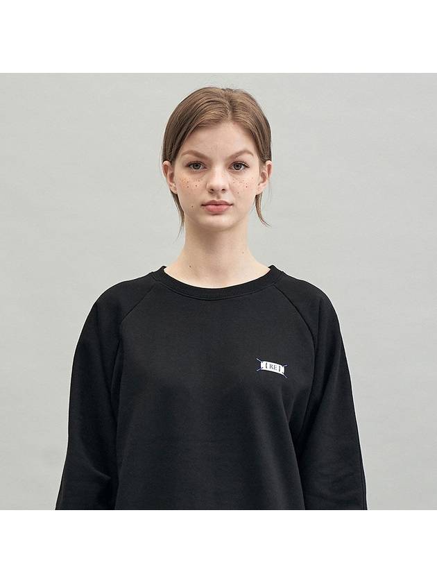 Blue Weave Label MTM Sweatshirt Black - REPLAYCONTAINER - BALAAN 2