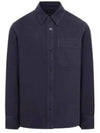 Basile Brodee Long Sleeve Shirt Navy - A.P.C. - BALAAN 2