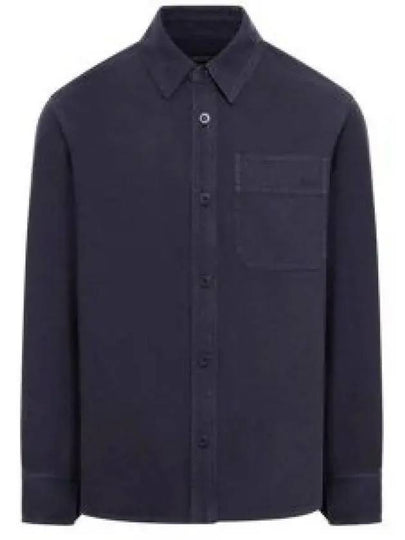 Basile Brodee Long Sleeve Shirt Navy - A.P.C. - BALAAN 2