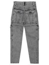 Straight Pants 683569 Light Gray - ISABEL MARANT - BALAAN 2