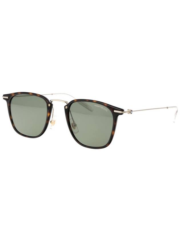 Sunglasses MB0295S 002 002 HAVANA GOLD GREEN - MONTBLANC - BALAAN 3