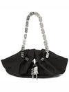 Kenny Satin Small Tote Bag Black - GIVENCHY - BALAAN 2