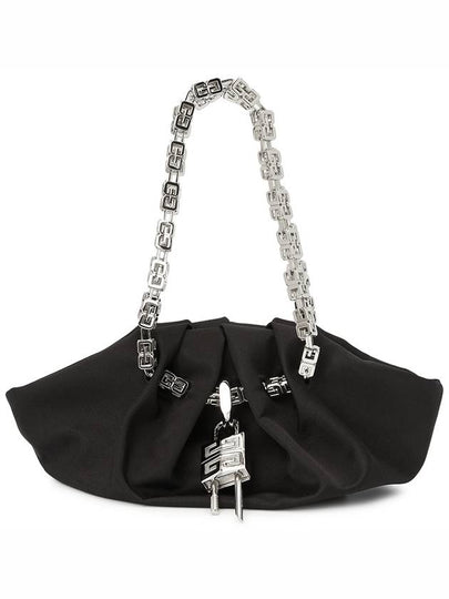 Kenny Satin Small Tote Bag Black - GIVENCHY - BALAAN 2